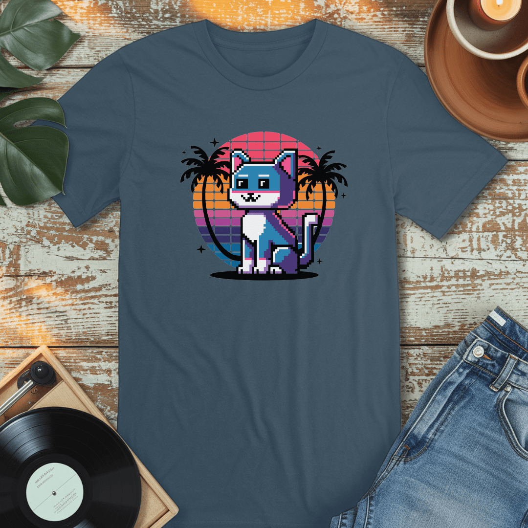 Retro Pixel Cat