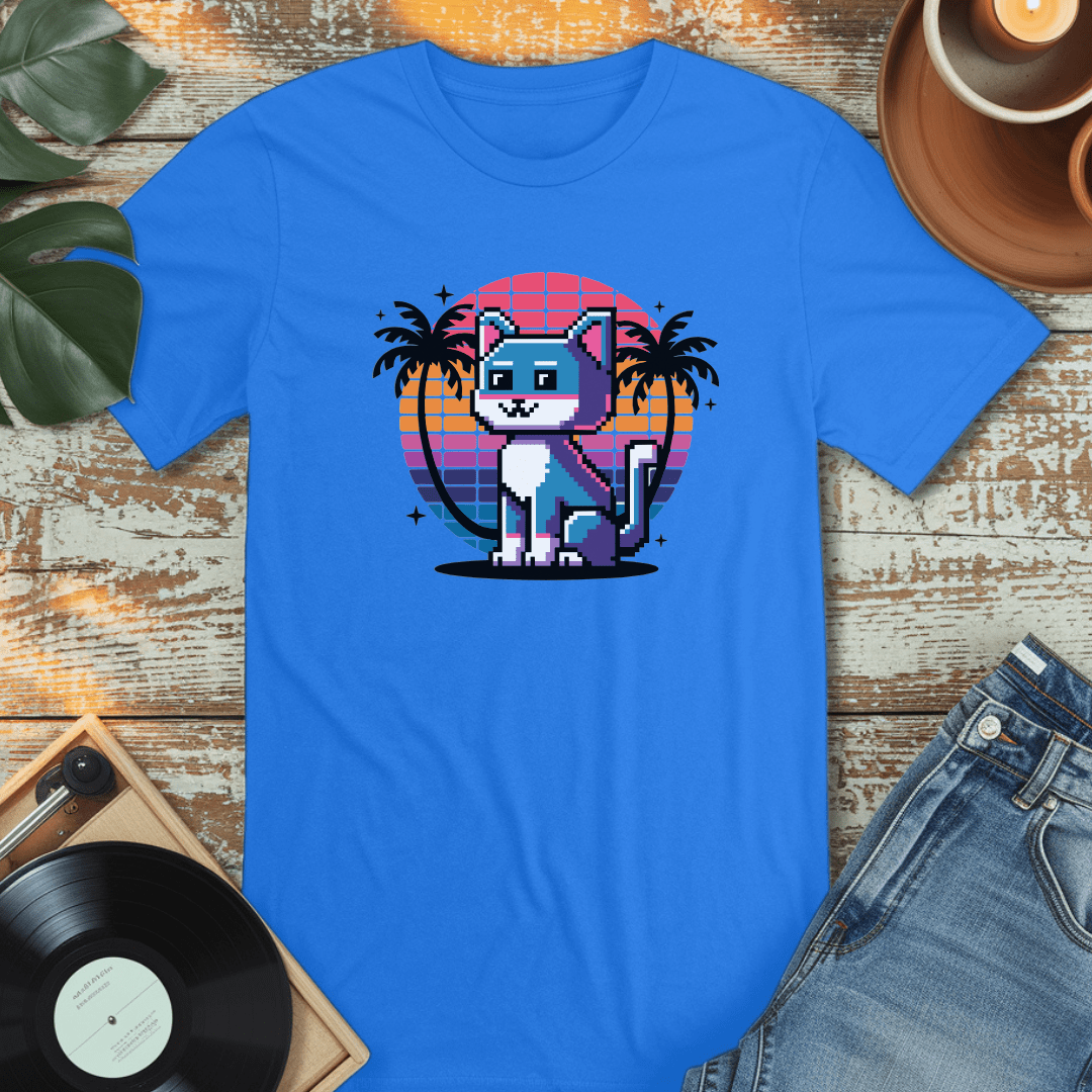 Retro Pixel Cat