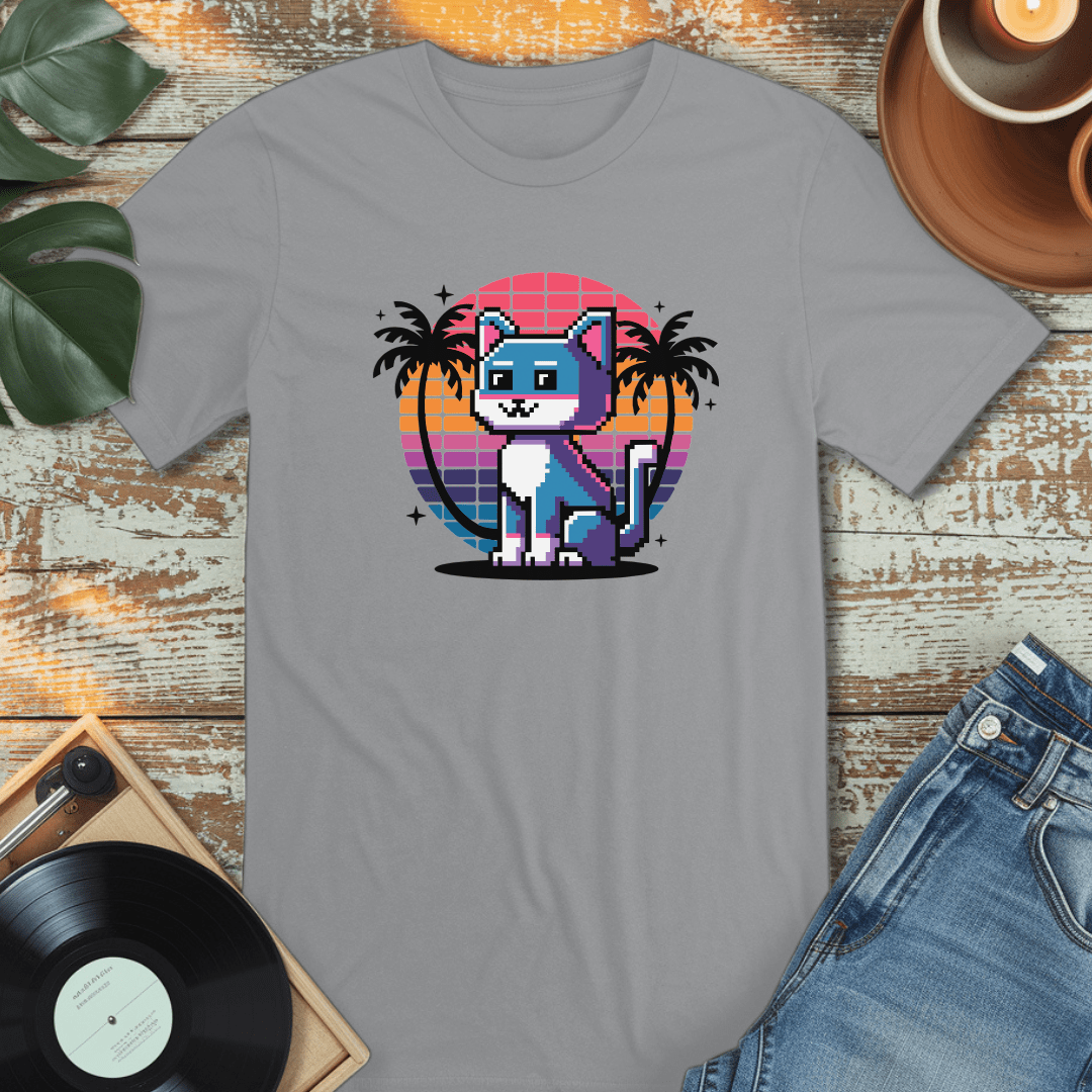 Retro Pixel Cat