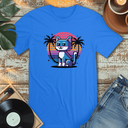 Retro Pixel Cat