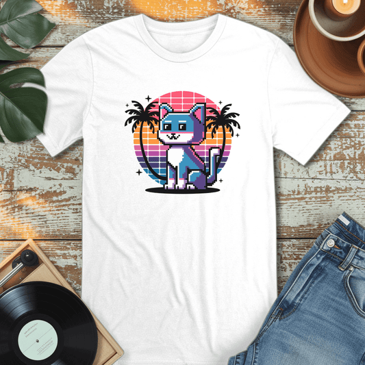Retro Pixel Cat
